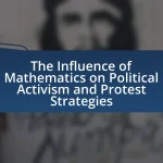 The Influence of Mathematics on Political Activism and Protest Strategies